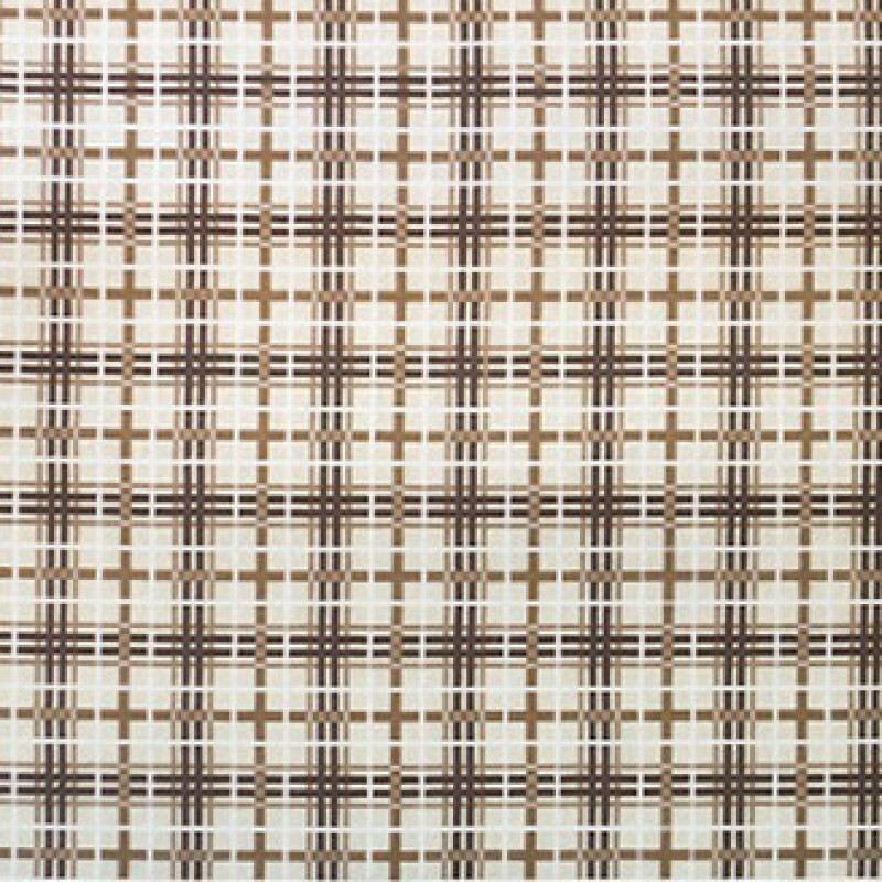 Tapete Plaid marrom 2,31 x 1,62